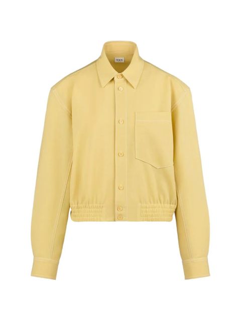 Tod's tonal-stitch shirt - Yellow - zdjęcie produktu nr 1