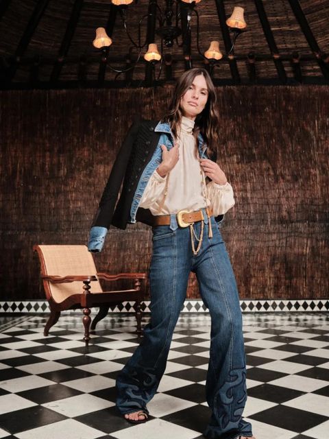 Johanna Ortiz Flying Sky tie-neck top - Neutrals