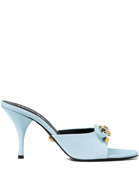 Versace 85mm Opera Bow stiletto-heel sandals - Blue - zdjęcie produktu nr 1