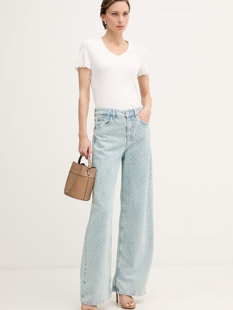 Sisley jeansy wide leg damskie - zdjęcie produktu nr 1