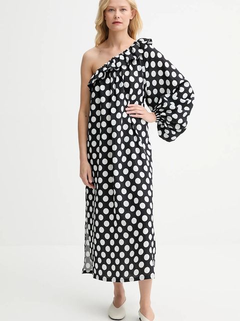 The Sleeper sukienka kolor czarny midi prosta GADR02G097N - zdjęcie produktu nr 2