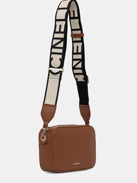 Coccinelle torebka skórzana kolor brązowy E5 MN5 55 I1 01