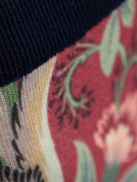 ETRO floral-print midi skirt - Red