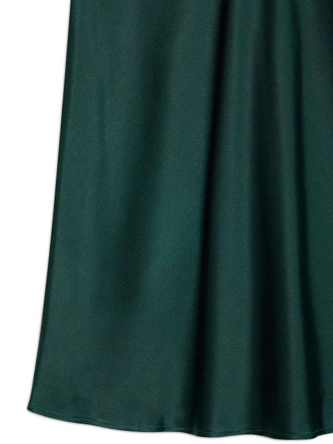 ANINE BING Bar silk skirt - Green