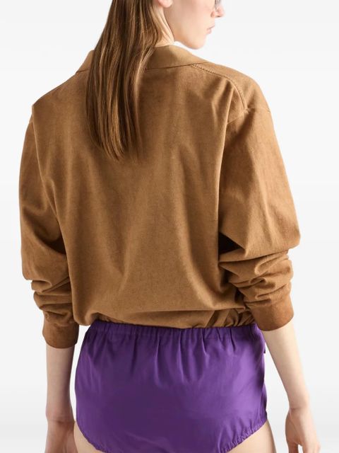 Prada poplin shorts - Purple