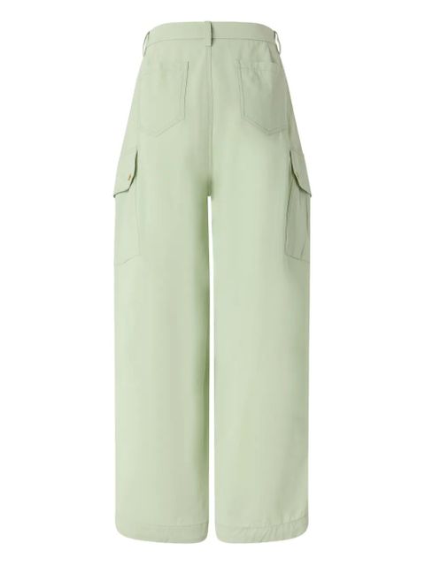 PINKO wide-leg cargo pants - Green - zdjęcie produktu nr 2