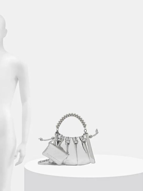 Themoire torebka kolor srebrny TMSR25DFO18