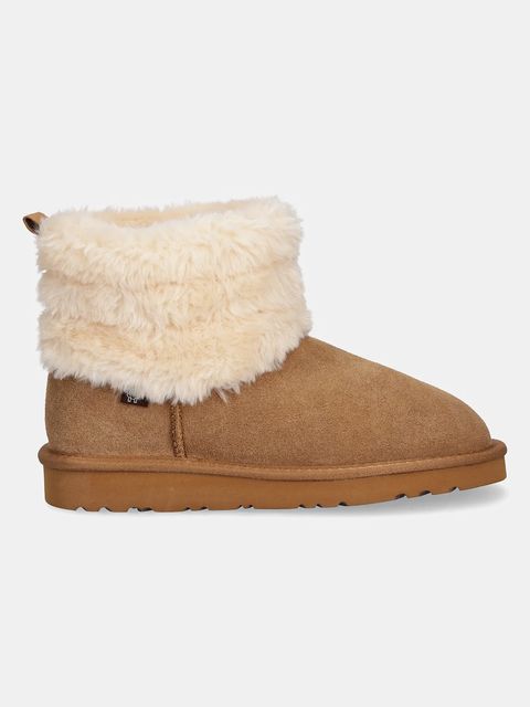 Answear.LAB śniegowce zamszowe kolor brązowy