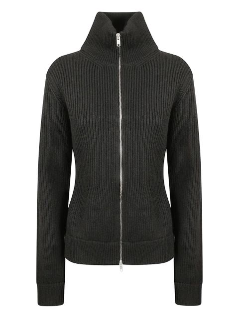 Maison Margiela ribbed-knit cardigan - Black - zdjęcie produktu nr 1
