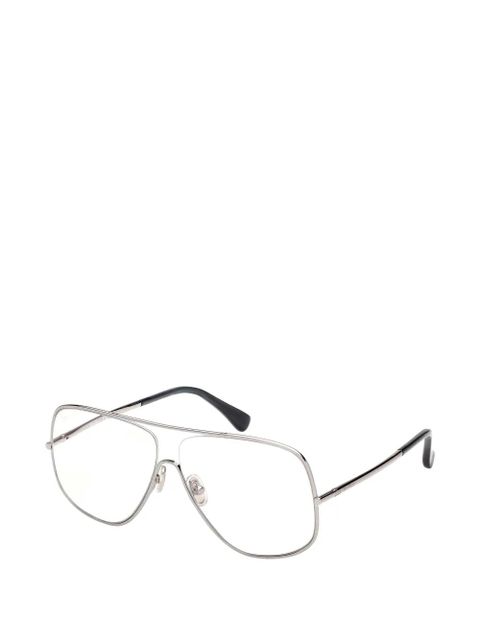 Max Mara Eyewear browline glasses - Silver - zdjęcie produktu nr 2