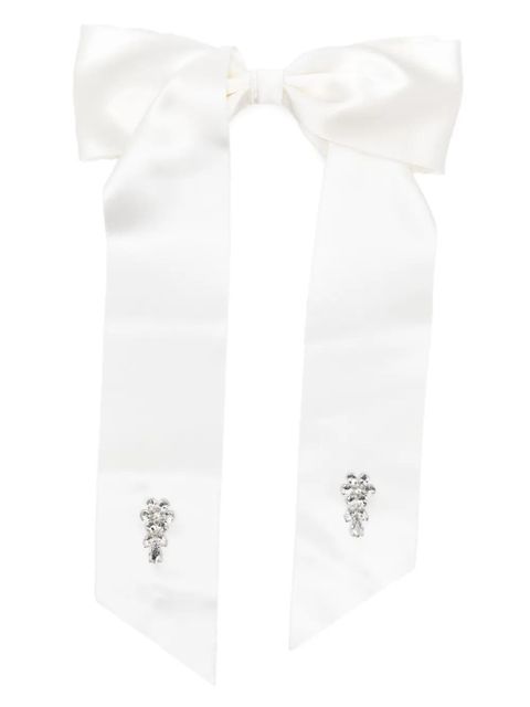 Simone Rocha crystal-embellished hair clip - Neutrals