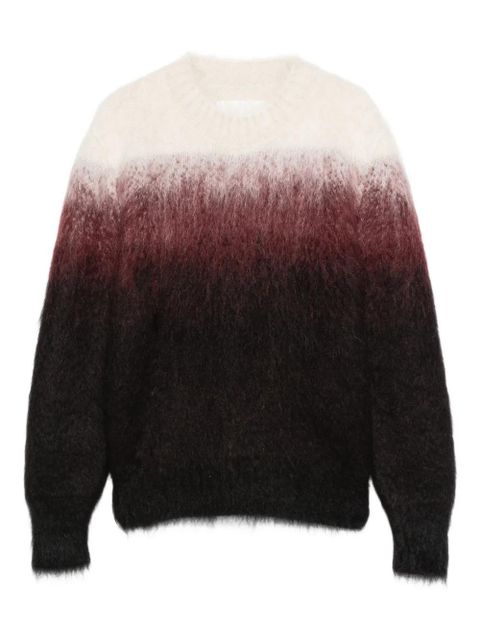 Jil Sander ombré-effect sweater - Red - zdjęcie produktu nr 1