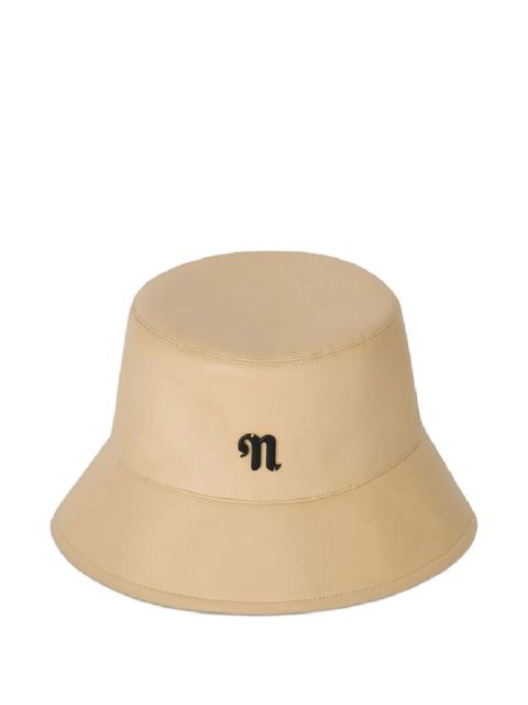 Nanushka Caran logo-detail bucket hat - Neutrals - zdjęcie produktu nr 1