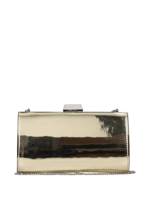 Jimmy Choo leather crystal-embellished clutch bag - Gold - zdjęcie produktu nr 2