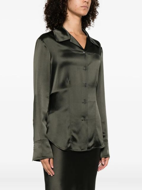 Nanushka Nathalie fitted shirt - Green