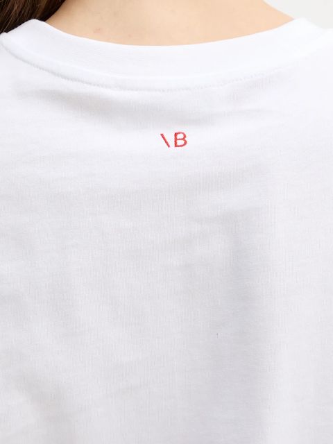Victoria Beckham t-shirt bawełniany damski kolor biały 1325JTS006477A