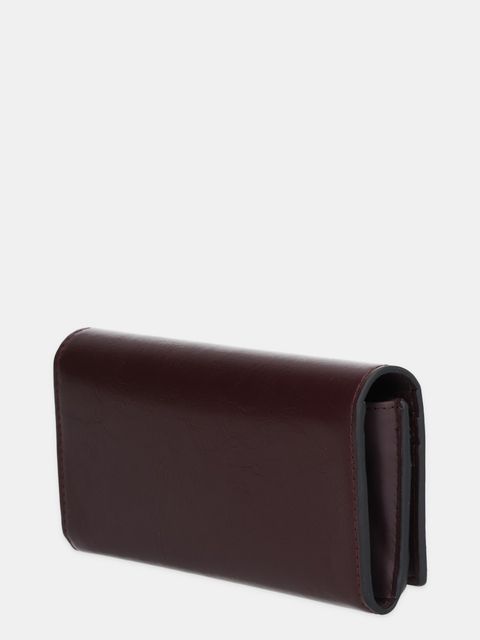 Twinset portfel damski kolor bordowy 252TD8053 - zdjęcie produktu nr 2