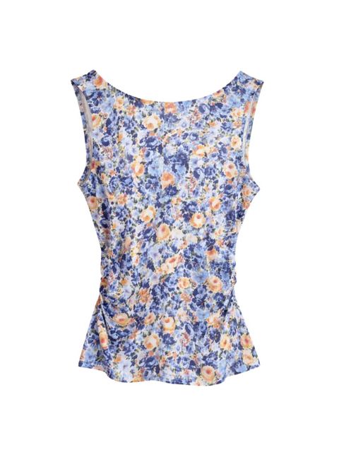 Ulla Johnson floral gathered top - Blue - zdjęcie produktu nr 2