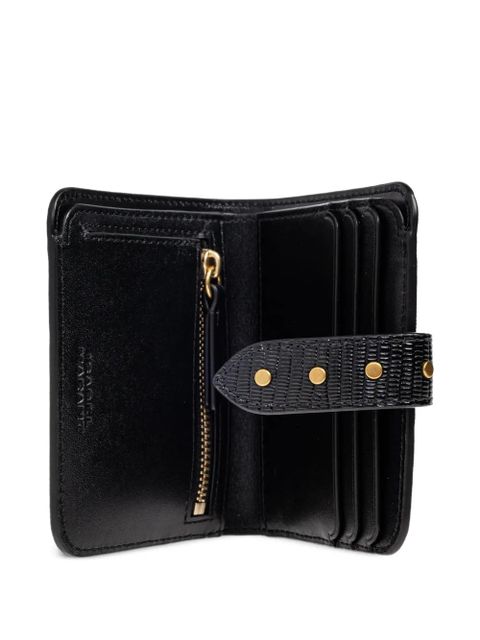 ISABEL MARANT logo-plaque wallet - Black