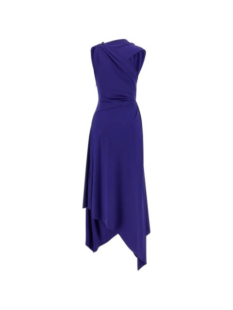Victoria Beckham asymmetrical-necklineasymmetric dress - Blue - zdjęcie produktu nr 1