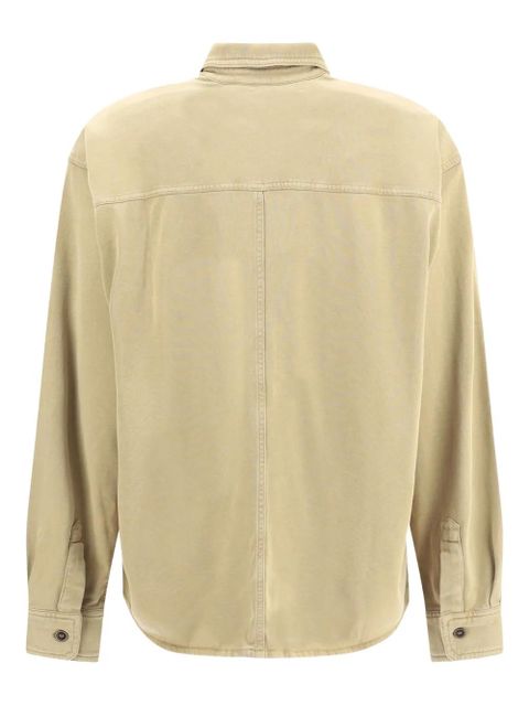MARANT ÉTOILE double-pocket cotton shirt - Neutrals - zdjęcie produktu nr 2
