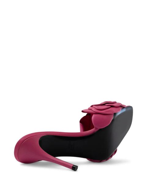 Valentino Garavani 105mm flower heeled sandals - Pink