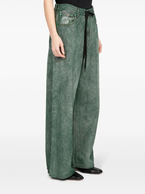MM6 Maison Margiela wide-leg jeans - Green