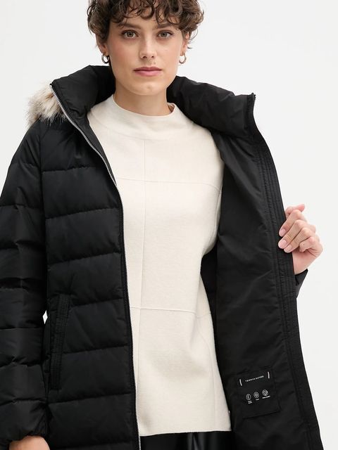 Tommy Hilfiger kurtka puchowa kolor czarny zimowa WW0WW47540