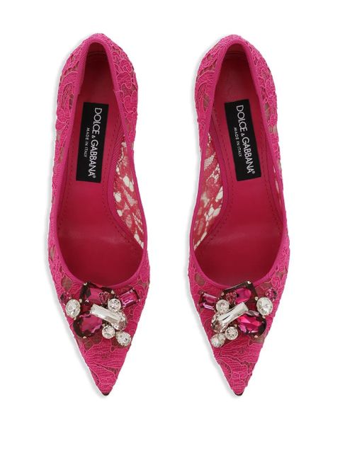 Dolce & Gabbana Belucci 90mm lace pumps - Pink