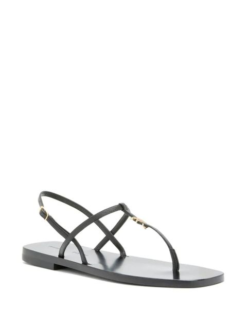Proenza Schouler cross-strap flat sandals - Black - zdjęcie produktu nr 2