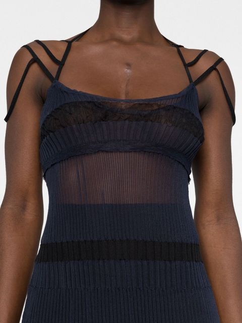 Jacquemus La robe Sognu maxi dress - Blue