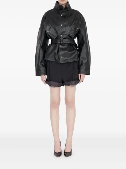 Maison Margiela cotton coated jacket - Black