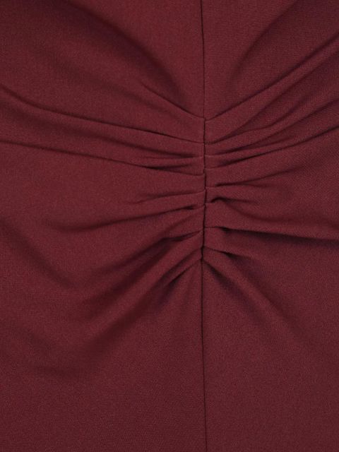 Victoria Beckham gathered-detail midi dress