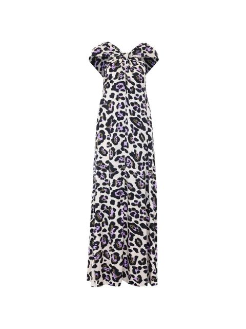 Essentiel Antwerp Jaycee A-line halterneck maxi dress - Multicolour - zdjęcie produktu nr 1