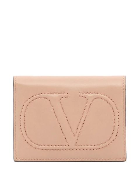 Valentino Garavani small VLogo Walk nappa wallet - Neutrals - zdjęcie produktu nr 1