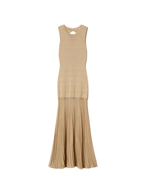 TWINSET crew-neck maxi dress - Neutrals - zdjęcie produktu nr 1