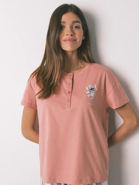 women'secret piżama bawełniana LILO & STITCH