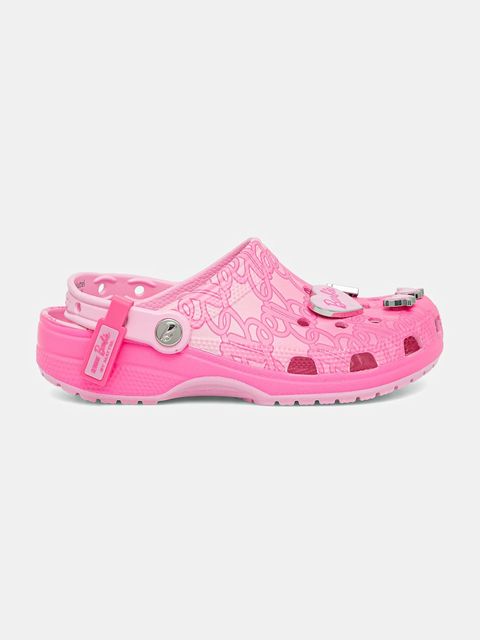 Crocs klapki Classic Mattel Pink Barbie Clog damskie kolor różowy 211405