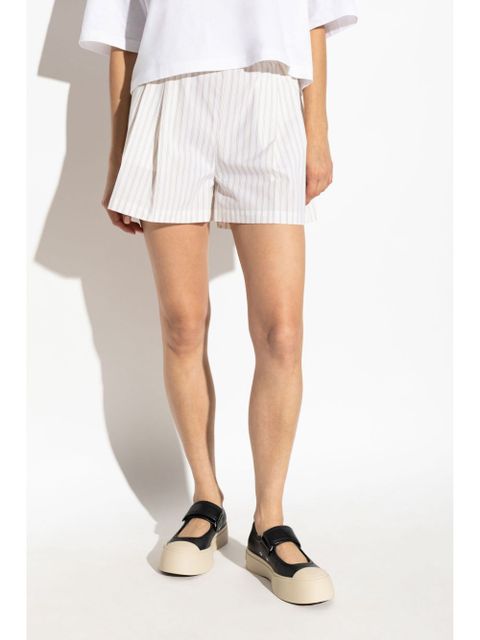 Marni striped shorts - White