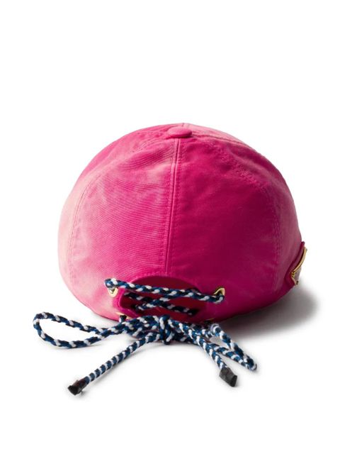 Prada cotton baseball cap - Pink