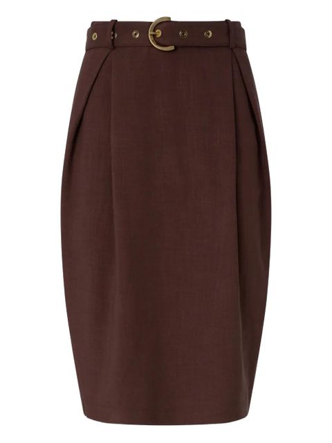 PINKO belted skirt - Brown - zdjęcie produktu nr 1