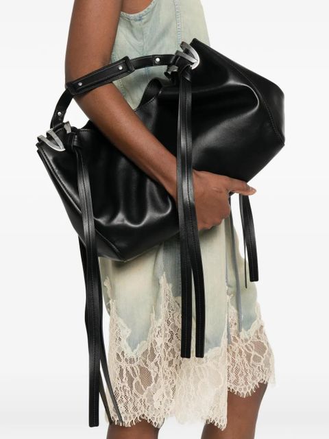 Diesel knot-D top-handle bag - Black - zdjęcie produktu nr 1