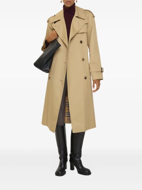 Burberry double-breasted belted trench coat - Neutrals - zdjęcie produktu nr 2