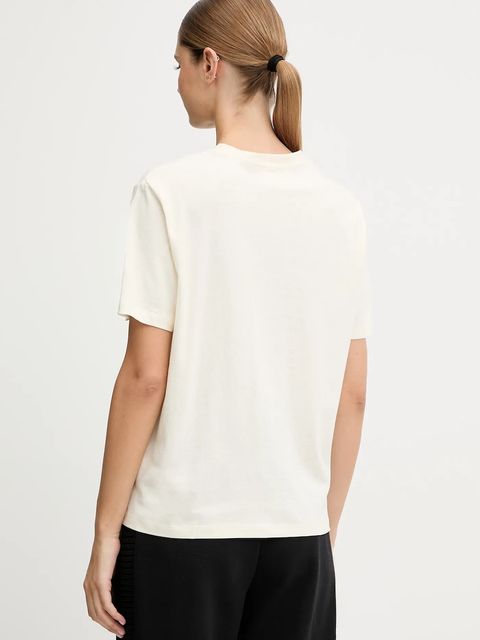 Guess t-shirt bawełniany TEDDY BEAR damski kolor beżowy V5BI09 I3Z14