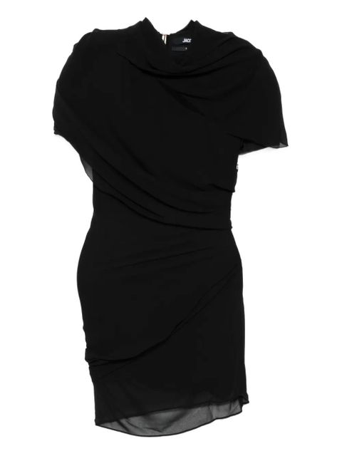 Jacquemus The Castagna draped minidress - Black - zdjęcie produktu nr 1