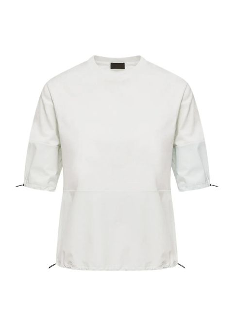 Moncler drawstring-sleeve T-shirt - Green - zdjęcie produktu nr 1