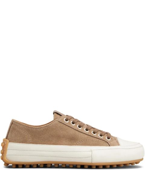 Tod's lace-up leather sneakers - Brown - zdjęcie produktu nr 1