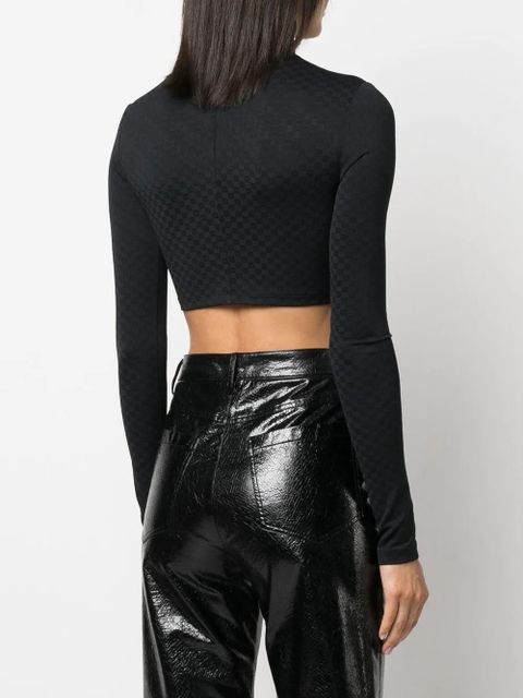 AMBUSH funnel-neck long-sleeve top - Black