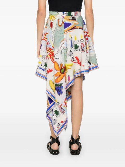 ALEMAIS La Charrasca midi skirt - Blue