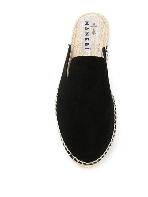 Manebi flat espadrilles - Black